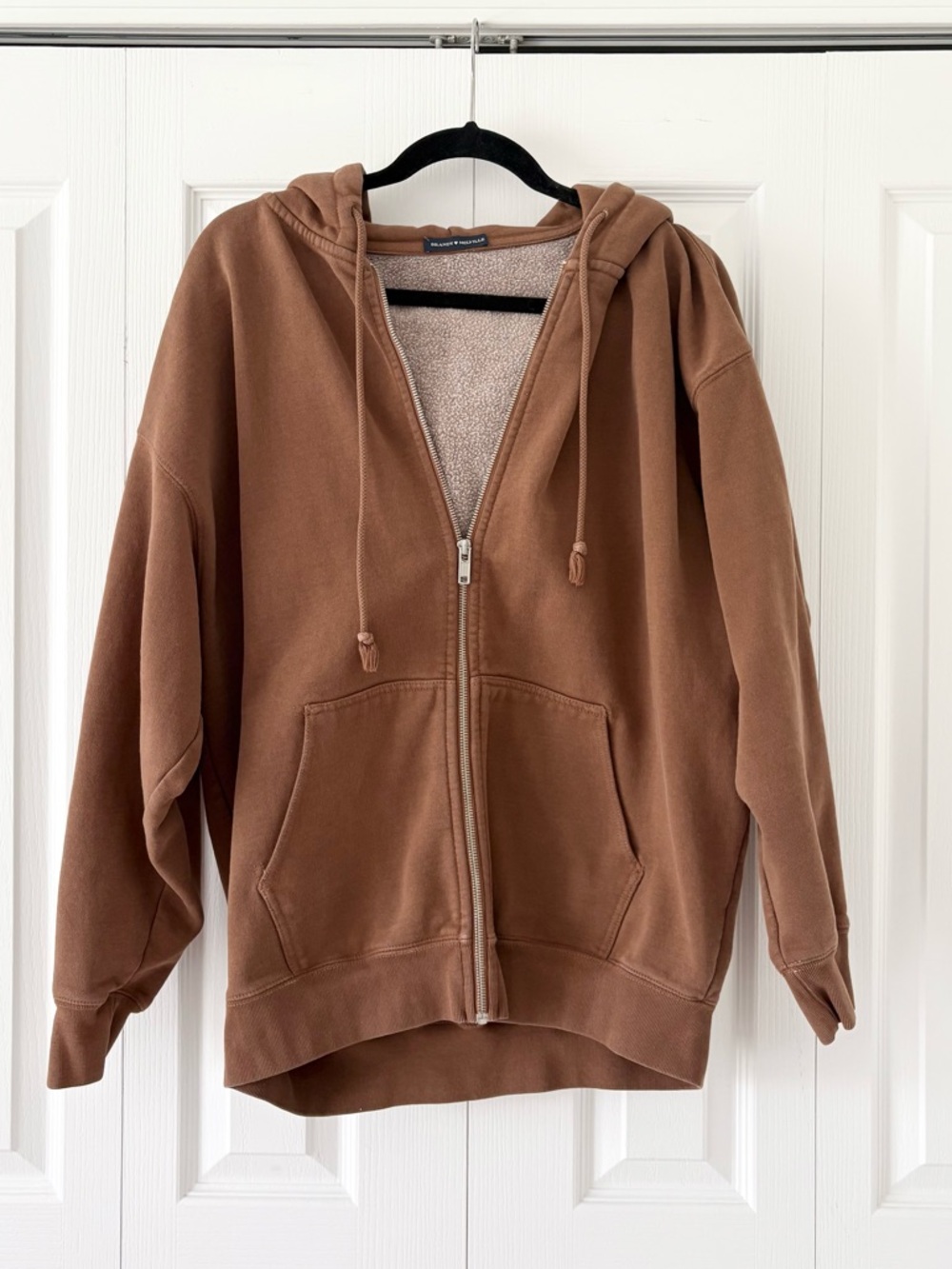 Brandy Melville Brown Zip Up